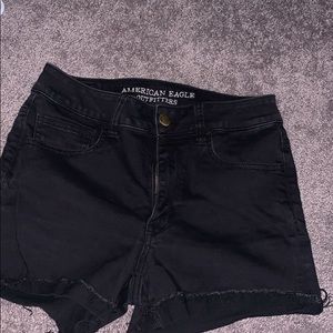 Black a&p shorts